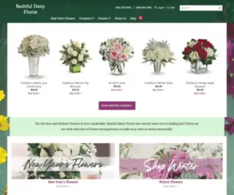 Bashfuldaisyflorist.com(Fort Lauderdale Florist) Screenshot