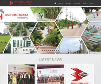Bashundharagroup.com(Bashundhara Group) Screenshot