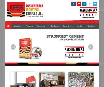 Bashundharaindustrialcomplex.com(Bashundhara Cement) Screenshot