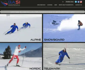 Basi.org.uk(Become a ski or snowboard instructor with the british association of snowsport instructors (basi)) Screenshot