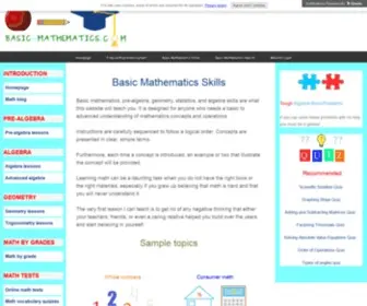Basic-Mathematics.com(Basic Mathematics) Screenshot