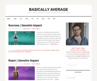 Basicallyaverage.com(Basicallyaverage) Screenshot