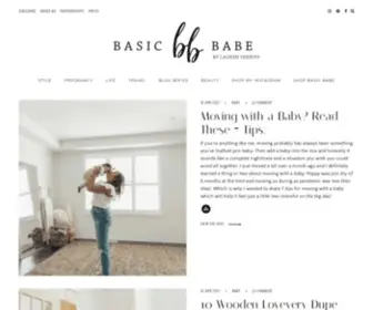 Basicbabelauren.com(A Life & Style Blog) Screenshot