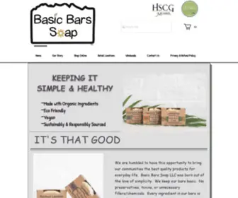 Basicbarssoap.com(Organic) Screenshot