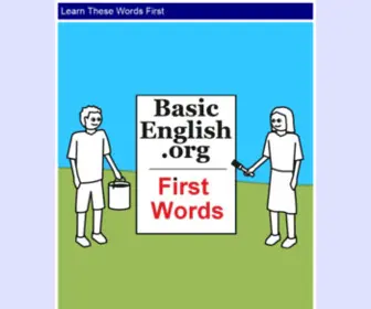 Basicenglish.org(Learn These Words First) Screenshot