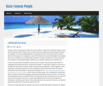 BasicFamouspeople.com(Basic Famous People) Screenshot
