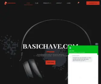 Basichave.com(Online Audio Shop) Screenshot