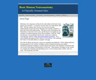 Basichumanneuroanatomy.com(Home Page) Screenshot