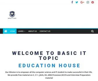 Basicittopic.com(Our Mission) Screenshot