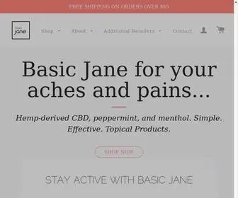 BasicJane.com(Basic Jane) Screenshot