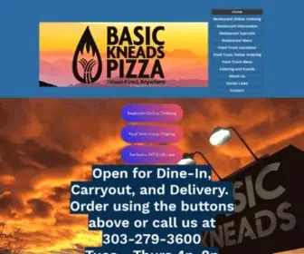 Basickneadspizza.com(Basic Kneads Pizza) Screenshot