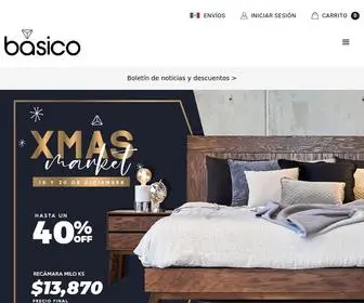 Basicomuebles.com(Tienda en línea) Screenshot