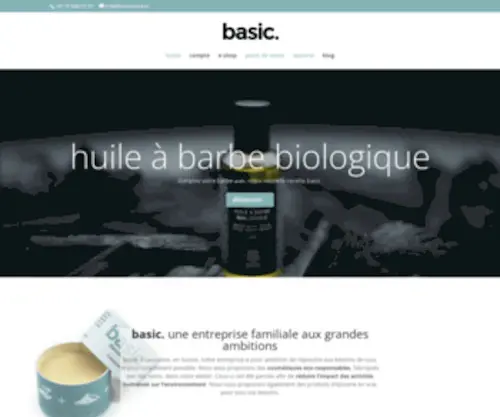 BasicProducts.ch(Basic.brand) Screenshot