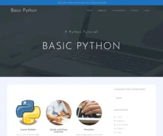 BasicPython.org(Basic Python) Screenshot