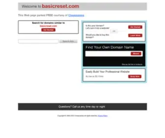 Basicreset.com(Generic Page) Screenshot