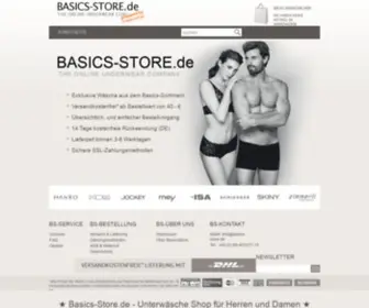 Basics-Store.de(Basic Wäsche) Screenshot