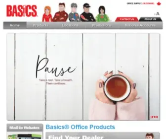 Basics.com(Canadian Workplace Solutions Inc) Screenshot