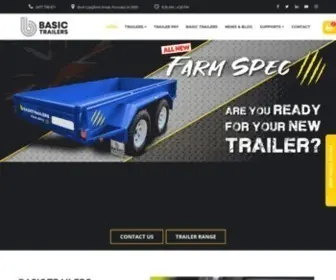 Basictrailers.com.au(Basic Trailers) Screenshot