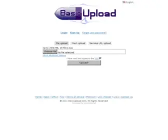 Basicupload.com(Easy way to share your files) Screenshot