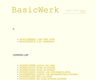 Basicwerk.com(Basicwerk) Screenshot