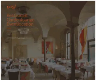 Basil.de(Restaurant Basil in Hannover) Screenshot