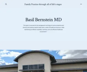 Basilbernsteinmd.com(Family Practice through all of life's stages) Screenshot