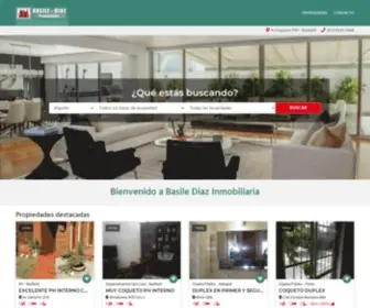 Basilediazprop.com.ar(Basile Diaz Inmobiliaria) Screenshot