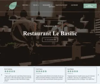 Basilicaarhus.dk(Le Basilic) Screenshot
