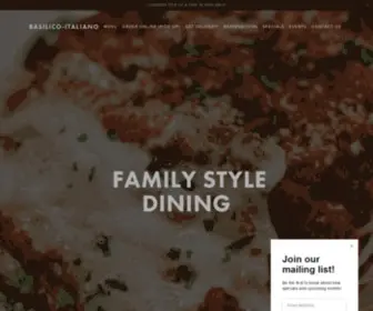 Basilicoitaliano.com(Basilico-Italiano) Screenshot