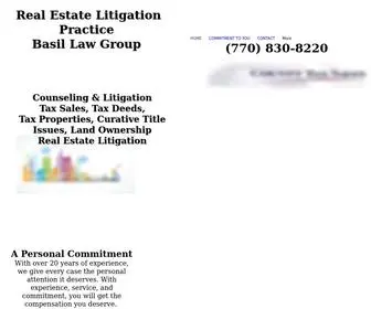 Basillawgroup.com(Basil Law Group) Screenshot