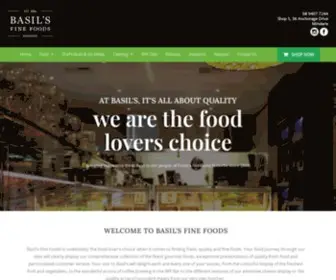 Basilsfinefoods.com.au(Basil’s Fine Foods) Screenshot