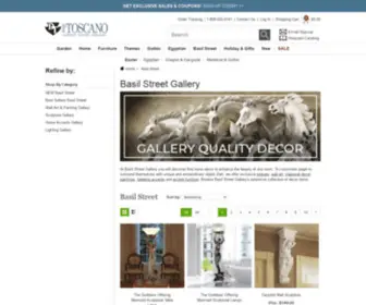 Basilstreet.com(Basil Street Gallery) Screenshot