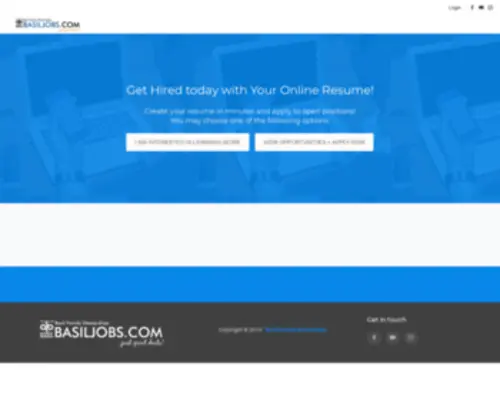 Basiltires.com(Basil Jobs) Screenshot