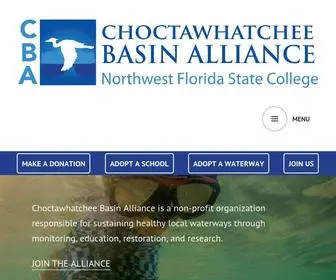 Basinalliance.org(Sustaining swimmable) Screenshot