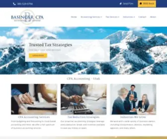 BasingercPa.com(CPA Accountants Salt Lake City UT) Screenshot