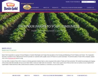 Basingold.com(Fresh Potatoes) Screenshot