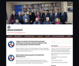 Basinkonseyi.org.tr(Basın) Screenshot