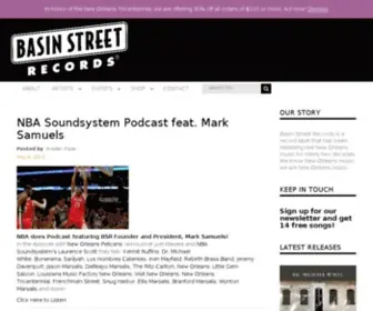 Basinstreetrecords.com(Basin Street Records) Screenshot