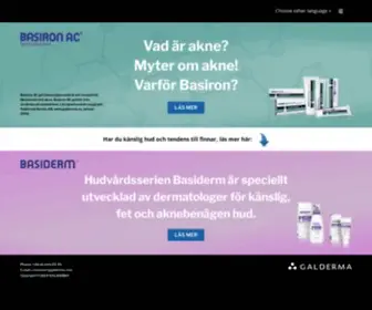 Basiron.com(BASIDERM) Screenshot