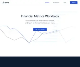 Basis.so(The Strategic Finance Platform) Screenshot