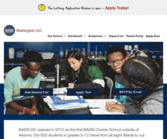 Basisdc.org(BASIS Washington D.C) Screenshot