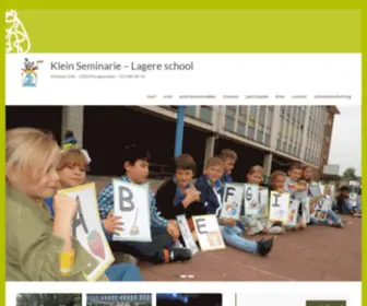 Basiskleinseminarie.be(Lagere school) Screenshot