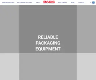 Basispack.com(Packaging equipment) Screenshot