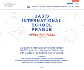 Basisprague.cz(BASIS INTERNATIONAL SCHOOL PRAGUE) Screenshot