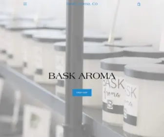 Baskaromaco.com(Bask Aroma) Screenshot