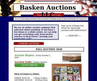 Baskenauctions.com(Basken Auctions LLC) Screenshot