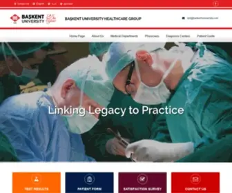Baskentuniversity.com(BASKENT UNIVERSITY HOSPITAL) Screenshot