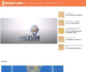 Basketadn.com(Basket ADN) Screenshot