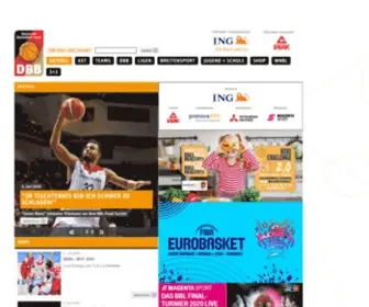 Basketball-Bund.de(Startseite) Screenshot
