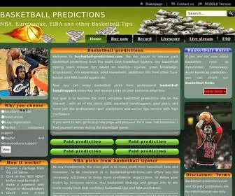 Basketball-Predictions.com Screenshot